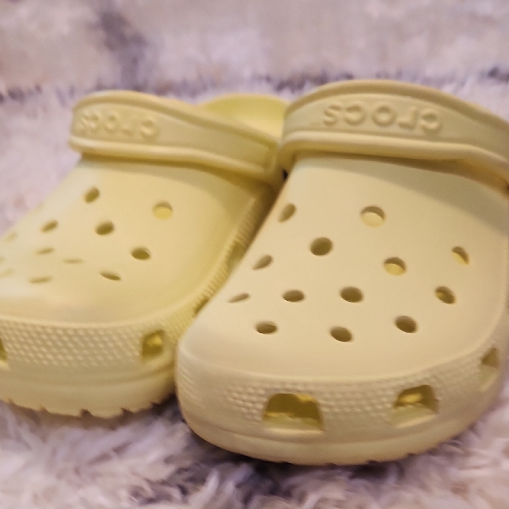 Crocs Kids Yellow Clogs